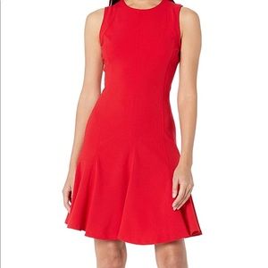 Red Sleeveless TH dress.